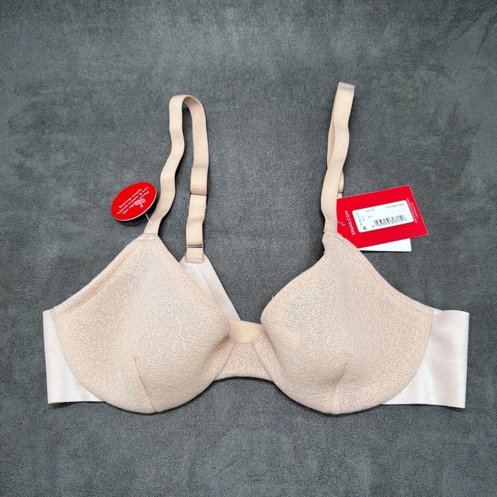 SPANX Women's Champagne Beige Sheerflex Bra Size XS A-C
